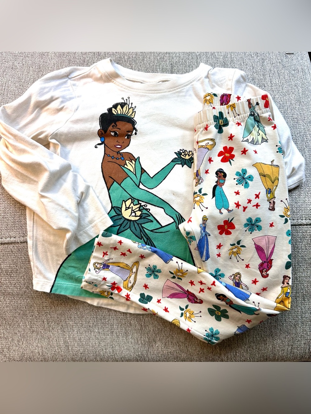 Hanna Andersson 5T Disney tiana princess set